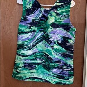 TanJay Multicolor Abstract Tank Top